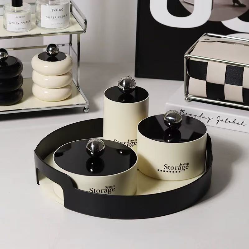 Cream Style Storage Jar Set