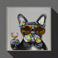 Whimsy Pets Hand-Painted Wall Art
