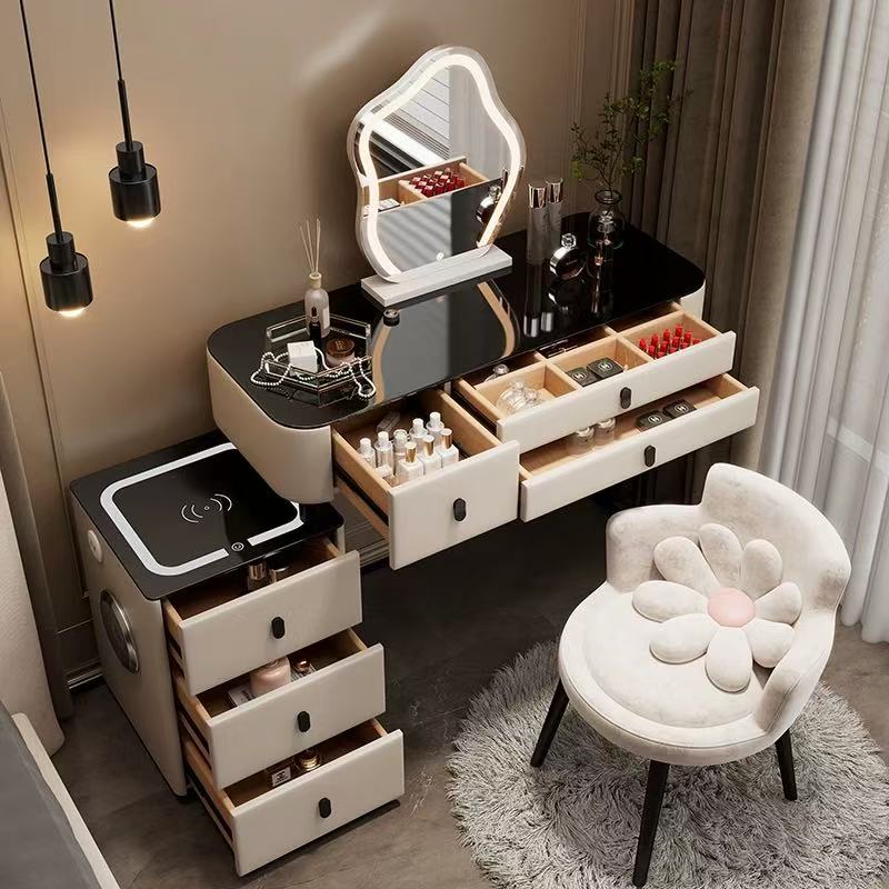 LumiGlow Smart Vanity Desk（Chairs, And Mirrors Are Not Included）