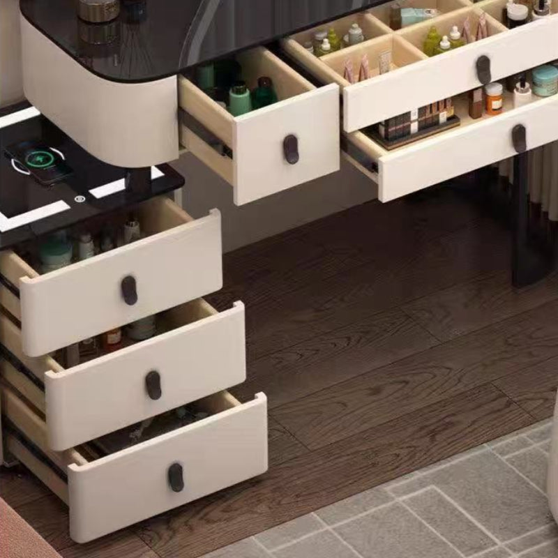 LumiGlow Smart Vanity Desk（Chairs, And Mirrors Are Not Included）