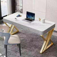 Slate Soft-Covered Dressing Table（Chairs, And Mirrors Are Not Included）