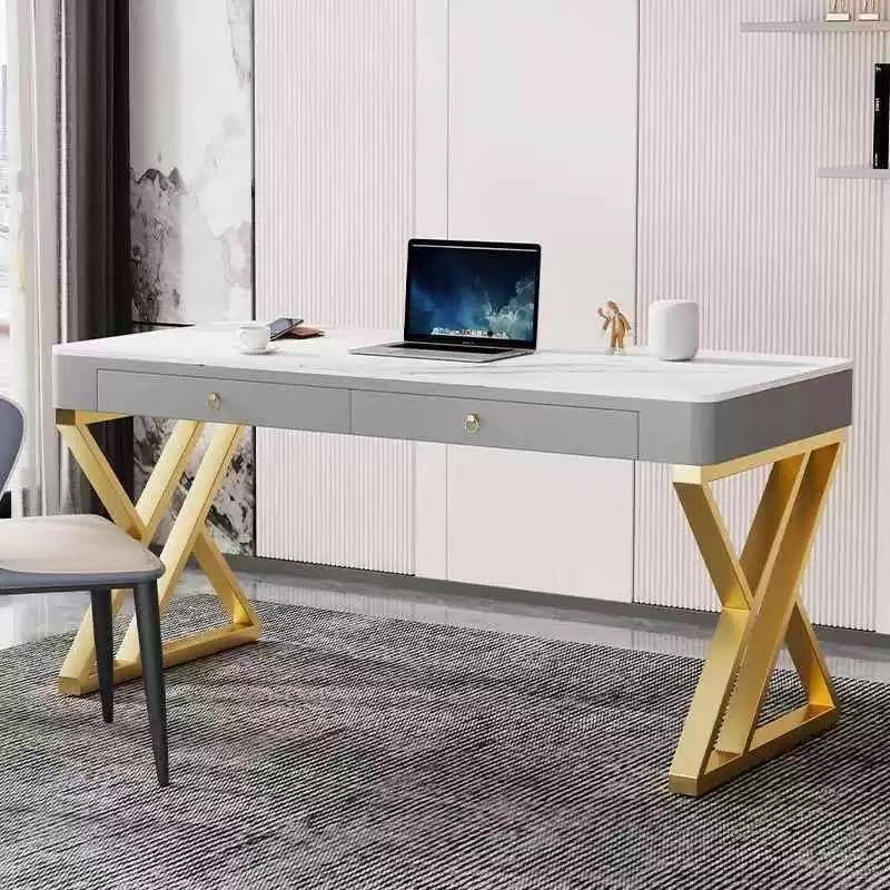 Slate Soft-Covered Dressing Table（Chairs, And Mirrors Are Not Included）