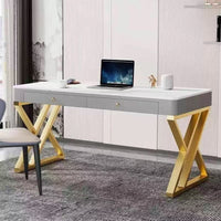 Slate Soft-Covered Dressing Table（Chairs, And Mirrors Are Not Included）