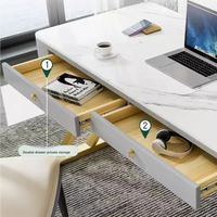Slate Soft-Covered Dressing Table（Chairs, And Mirrors Are Not Included）