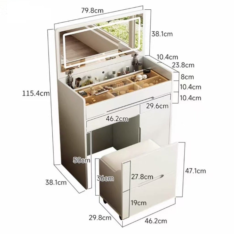 Luna Flip-Top Vanity  dressing table