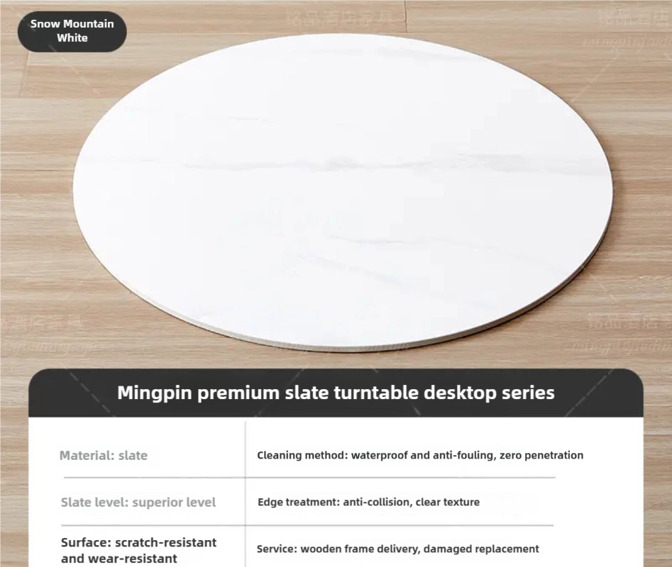 Round Slate Tabletop