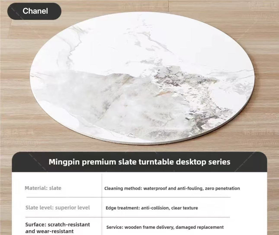 Round Slate Tabletop