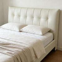 Softline Tufted Upholstered Bed#28