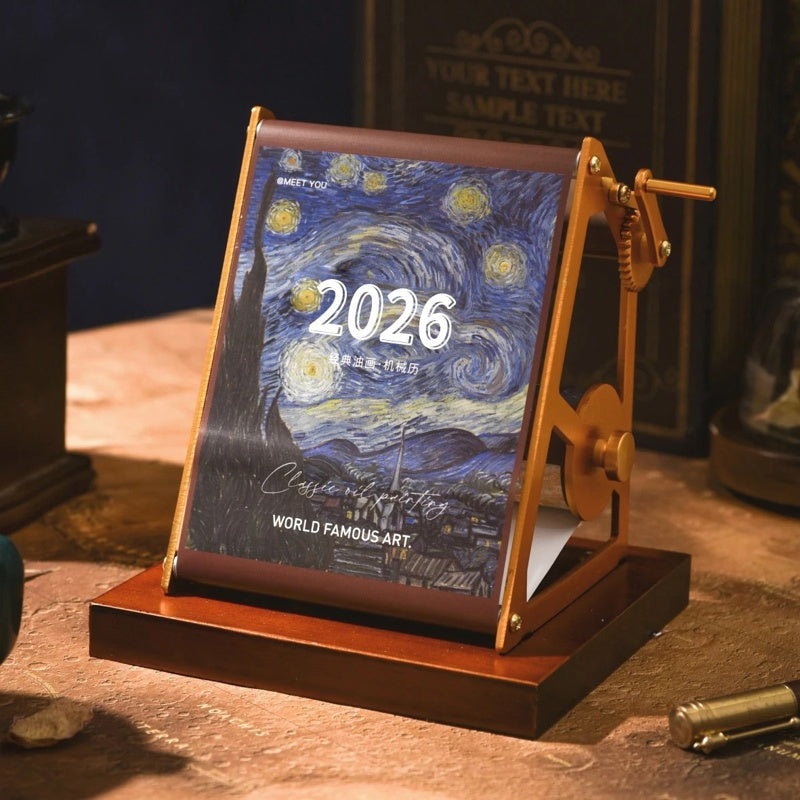 Mechanical Flip Desk Calendar