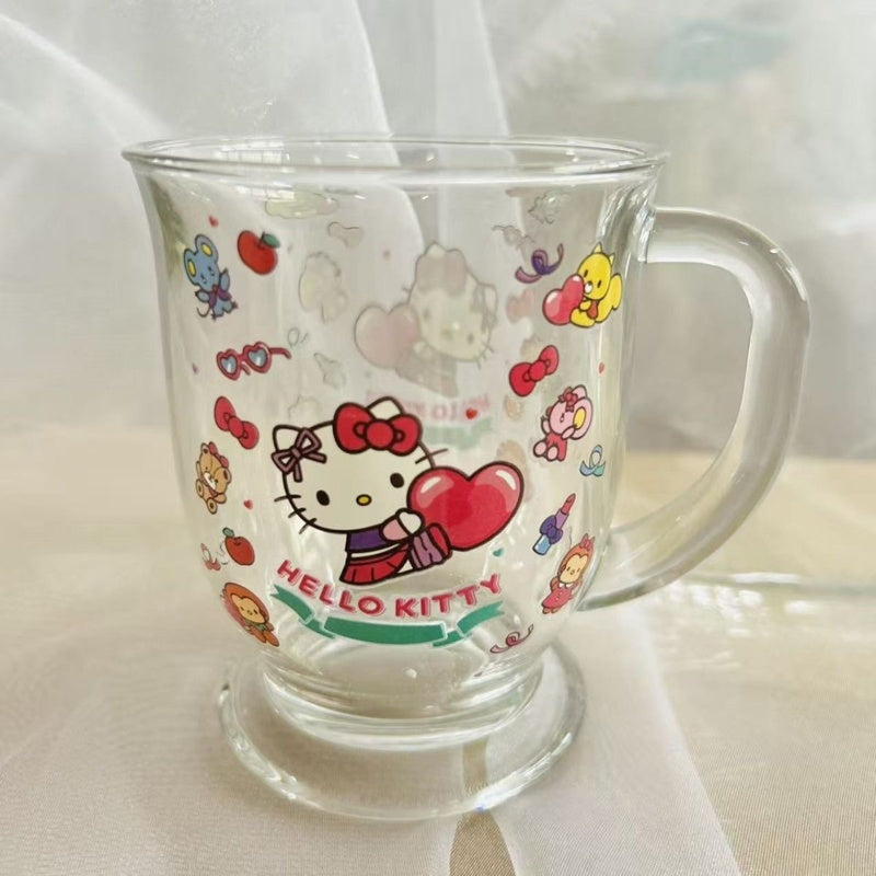 Sweet Charm Clear Glass Mug