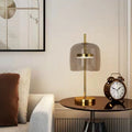 Aurora Glow Glass Table Lamp