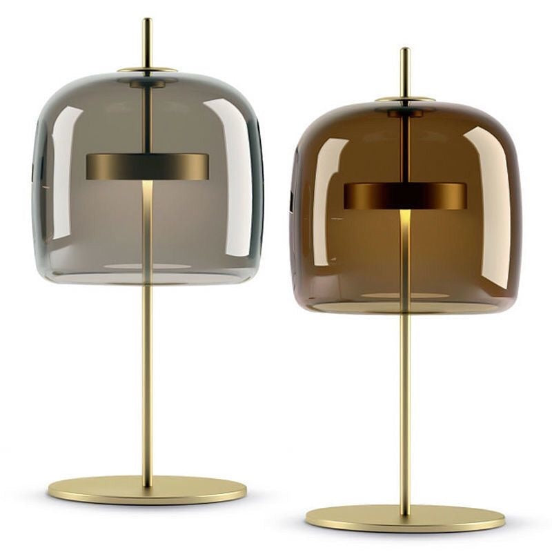 Aurora Glow Glass Table Lamp