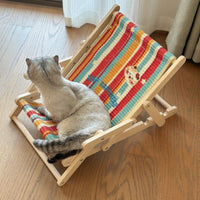 Sunny Stripe Pet Lounge Chair